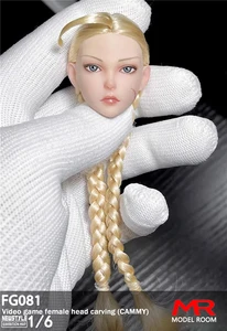 En Stock Fire Girl Toys FG081 1/6 Video Girl Girl Cammy Head Sculpt Talling Model Fit 12 '' Figura de acción de blanqueamiento femenino Figura 8 Mejores ventas 1 6 Sculp de cabeza femenina - №7