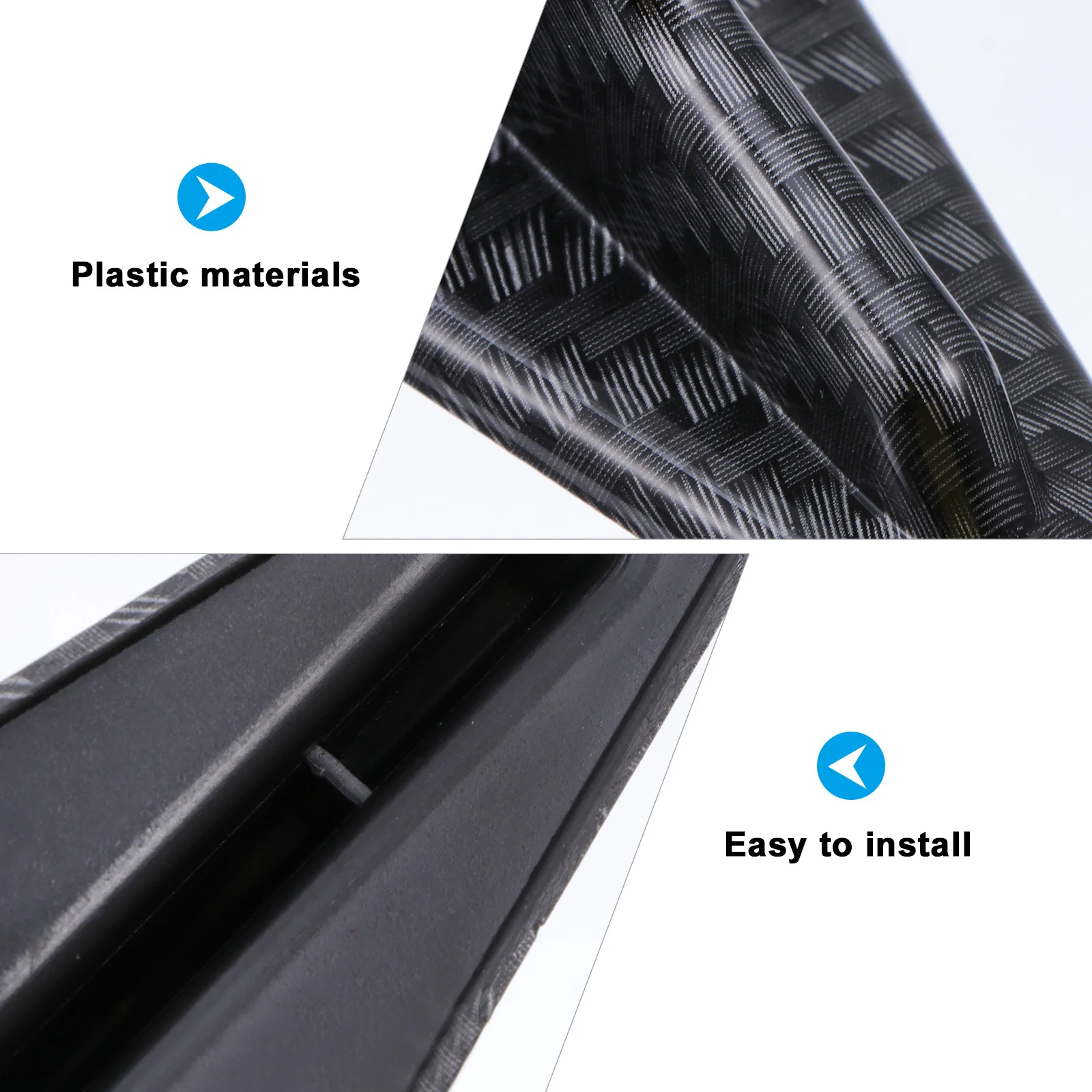 

Генератор из углеродного волокна, 2 шт., универсальный, гладкий, глянцевый, плавник акулы, диффузор, автомобильный спойлер, крыло, аэродинамический разветвитель