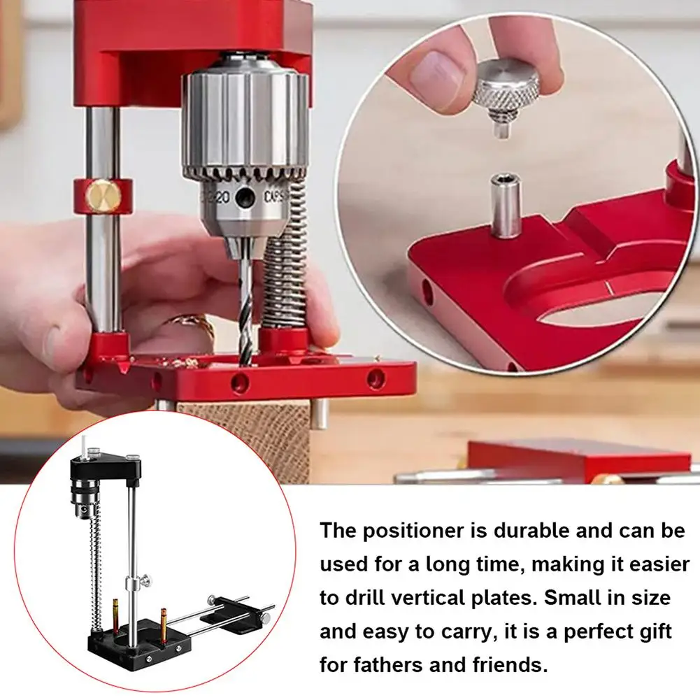 Woodworking Drilling Locator Tool Convenient Labor-saving Alloy Steel Pocket Hole Jig Kit DIY Household