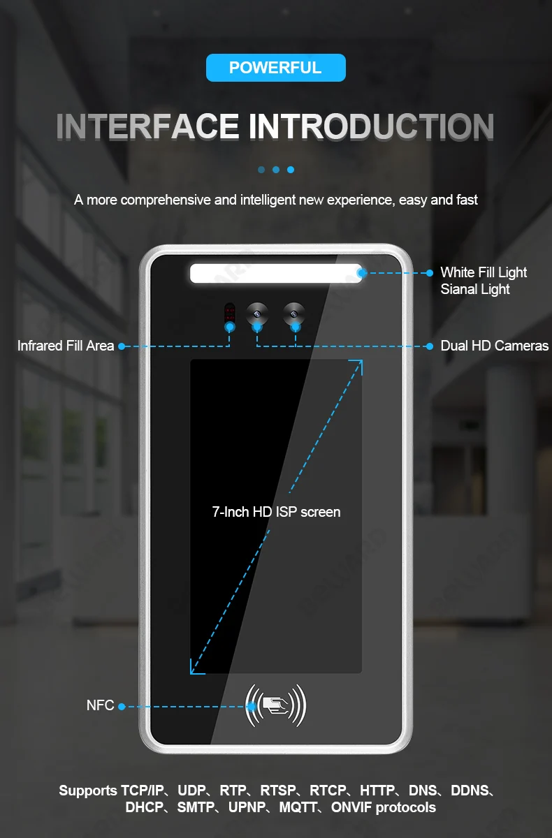 YYHC sistem kehadiran biometrik, perangkat Api Sdk pendeteksi wajah kamera Ip kehadiran pengenalan wajah