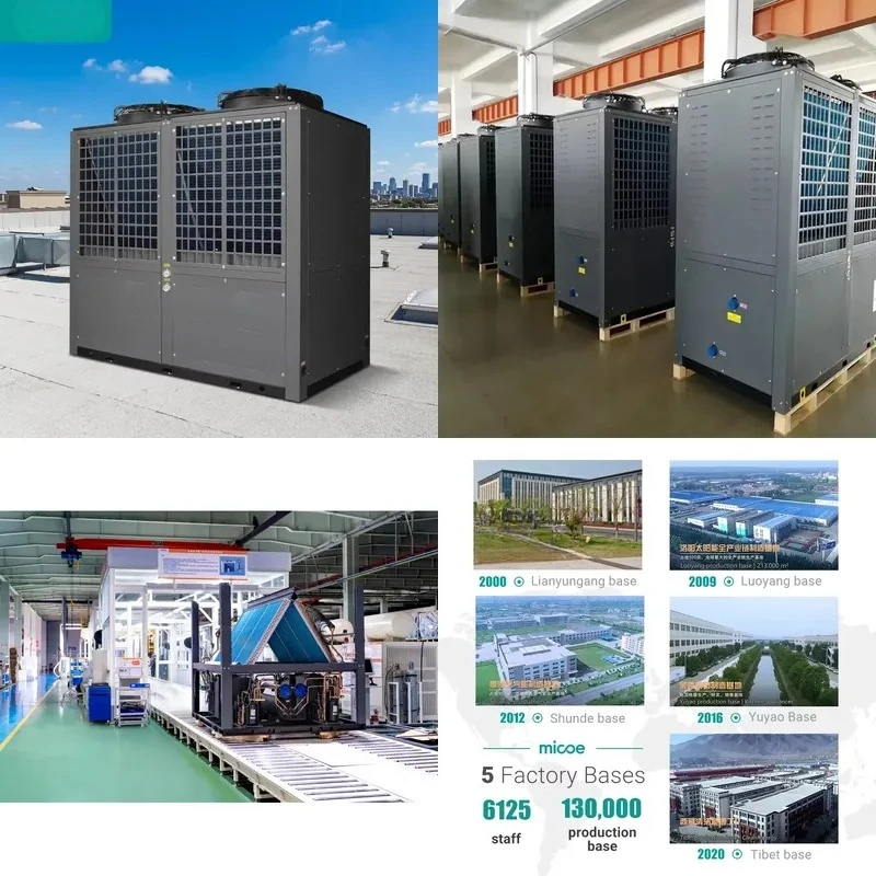 AP01 Hot Sales Hotel Project Heat Pump for MICOE R290 50KW 75KW 100KW Commercial Heating and Cooling Air Source Heat Pump