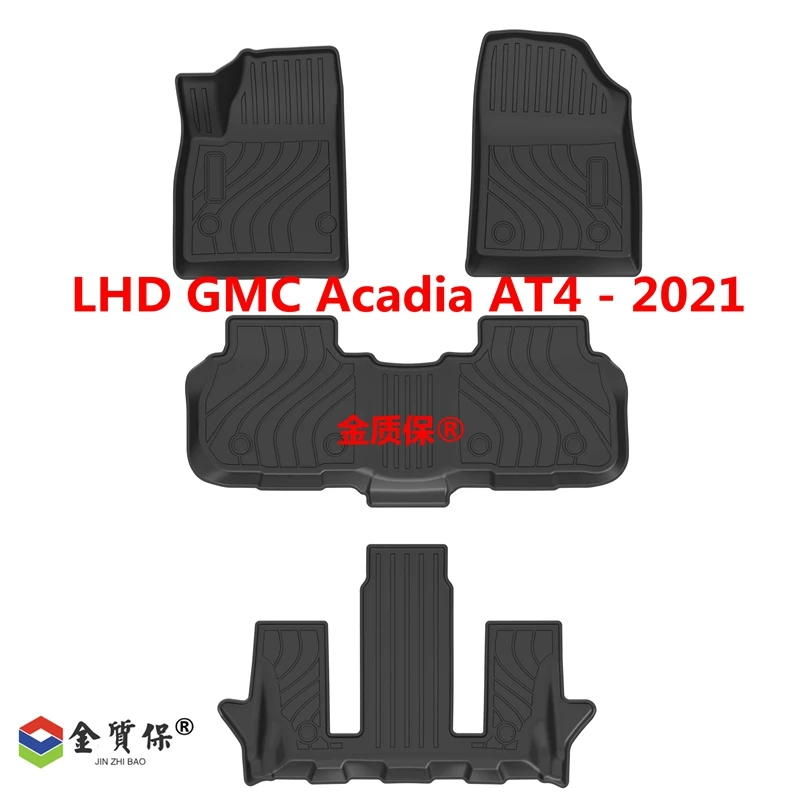 Use for 2021 GMC Acadia AT4 car carpet Acadia AT4 All-Weather car floor mats Fit For GMC Acadia AT4 waterproof car floor mats