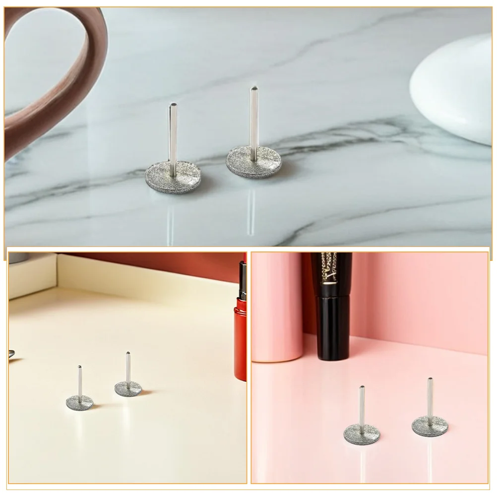 2 stücke Nagel Pflege Schleif Scheiben 20Mm Hartmetall Bohrer Bits Für Abgestorbene Haut Kallus Entfernung Elektrische Nagel Datei Maniküre pediküre Werkzeuge