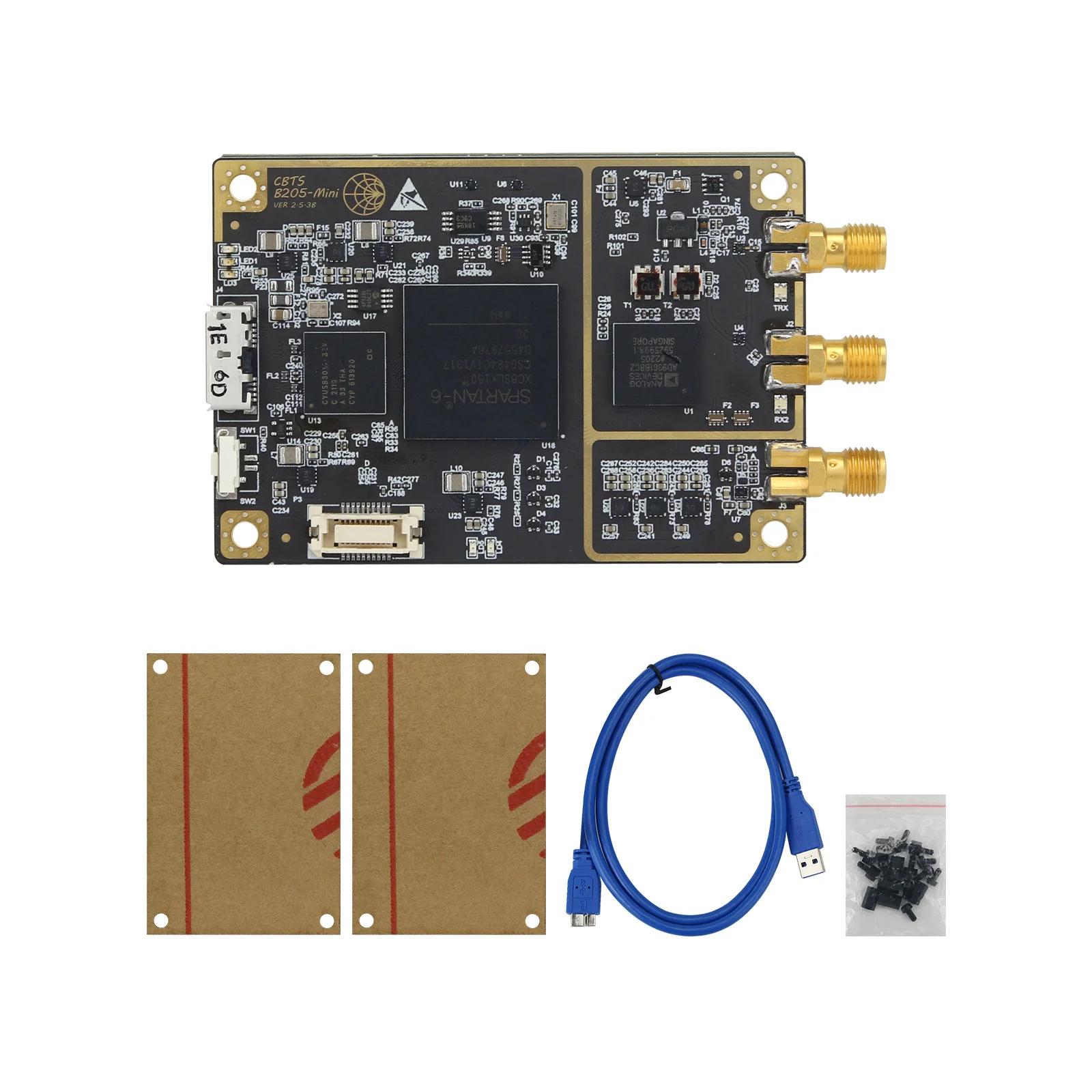 Upgraded B205-MINI 70MHz-6GHz SDR Radio Board, Software-defined Radio SDR Development Board, Compatible With USRP B205-MINI