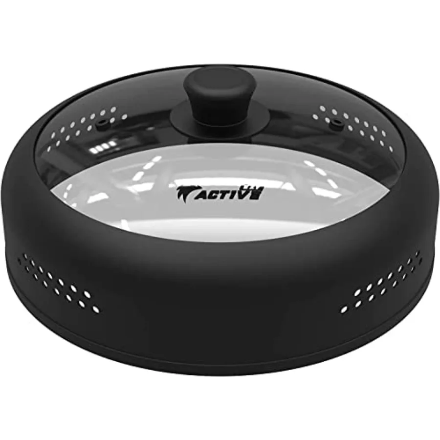 

Microwave Cover for Food Silicone and Glass Splatter Guard Lid for 67891010.5 Inch Plates Bowls LeakProof and HeatResistant Kit