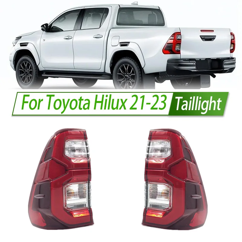 

Для Toyota Hilux 21-23 автомобильный задний фонарь в сборе, задний фонарь в стиле OEM с указателем поворота, замена прямой посадки