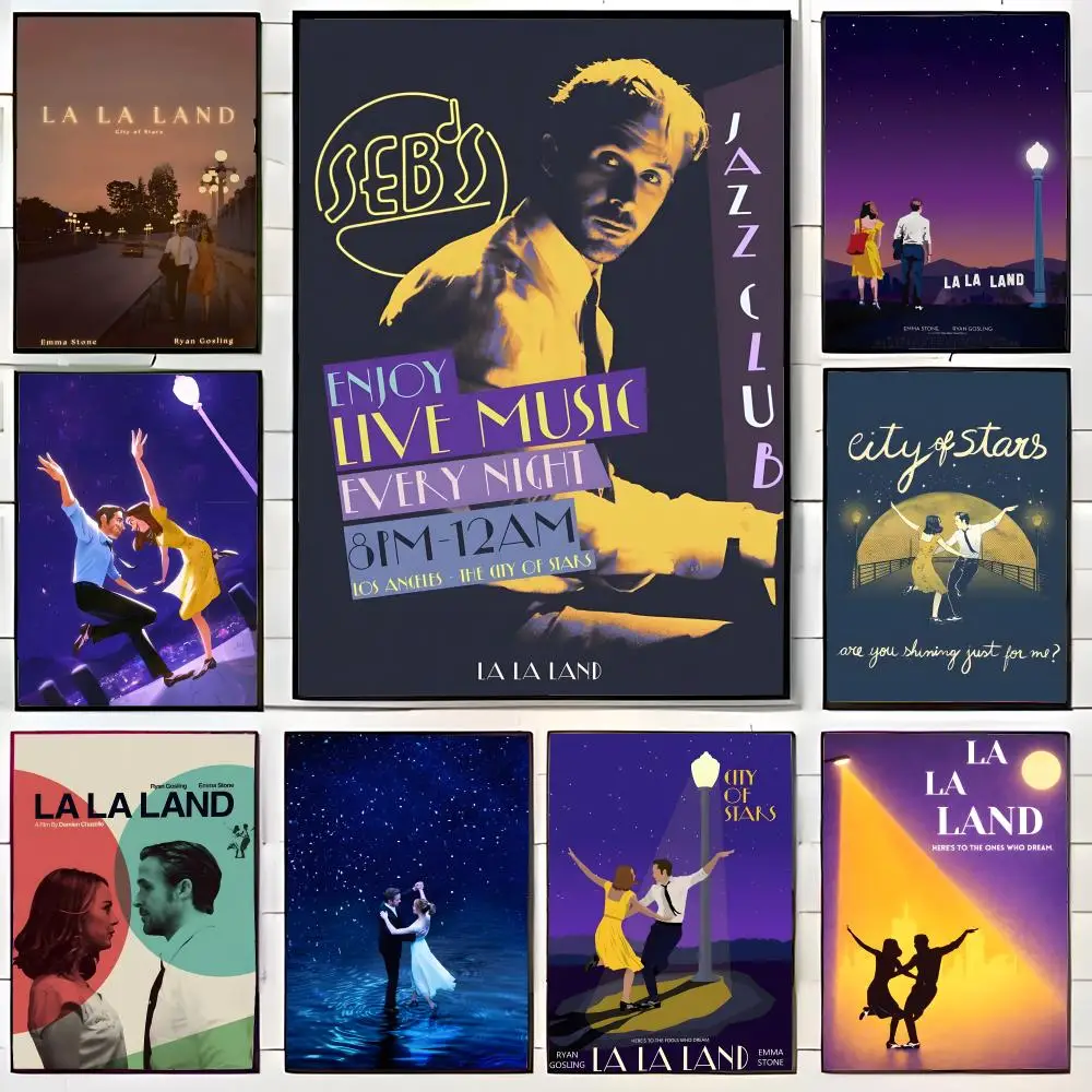 Dreamy Film La La Land Poster Wall Art Print Decorative Mural Home Decor Gift Unframed