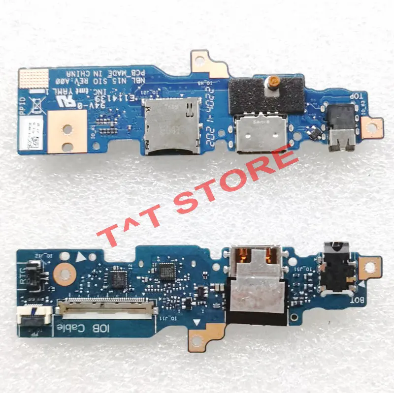 

original FOR DELL INSPIRON 7590 7591 audio USB CARD READER IO PC BOARD 09WD90 9WD90 well free shipping