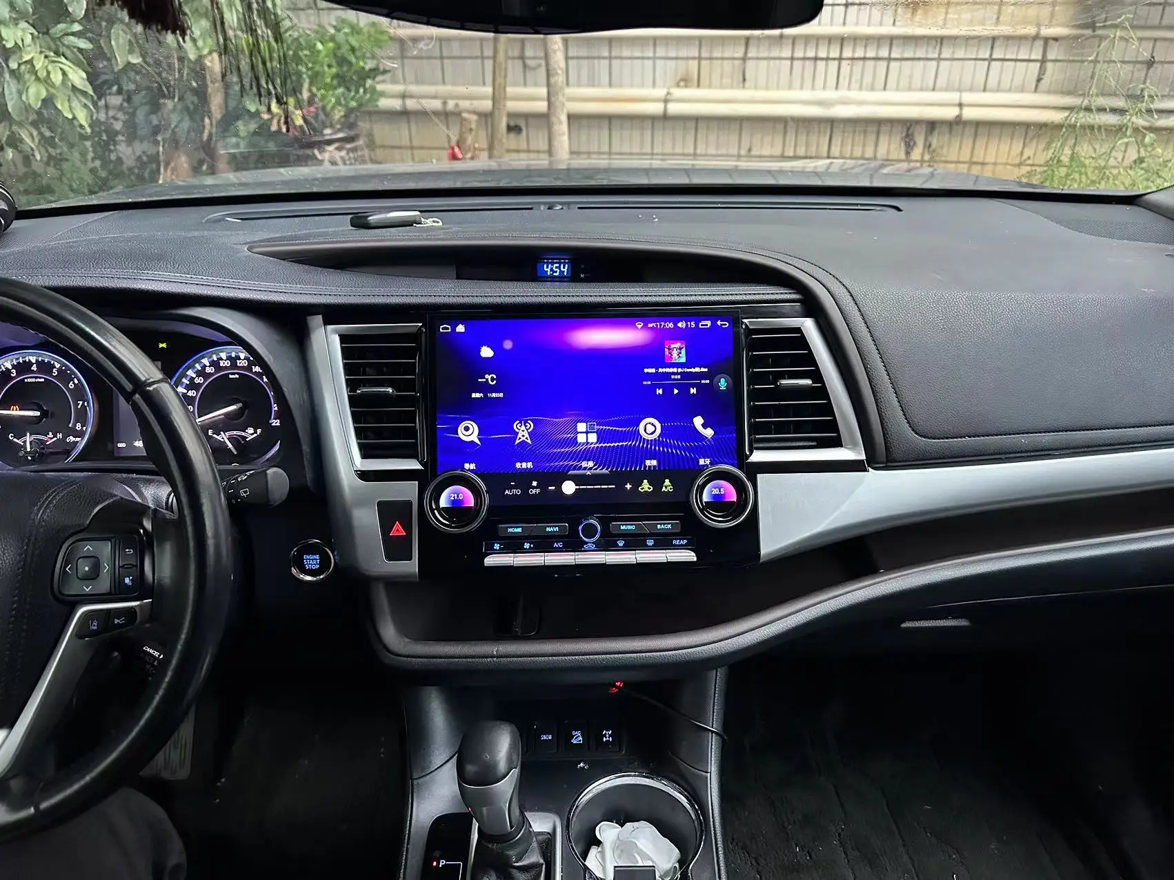 For Toyota Highlander 2015-2021 Android13 Carplay Car Radio 12.6'' Touch Screen Navi Multimedia Player Recorder Headunit DSP 360