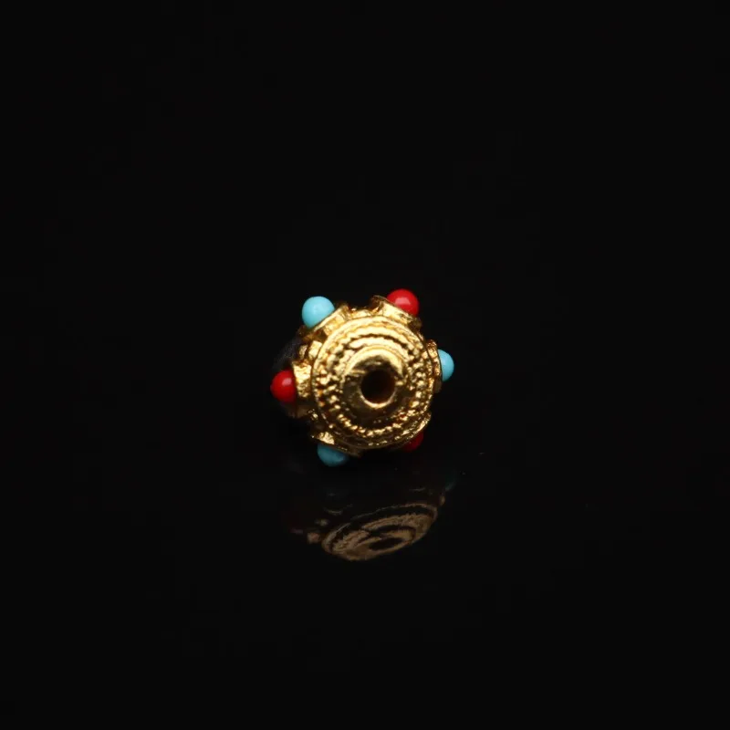 Antique Gold Fortune Dragonfly Eye Spacer Back Cloud Beads Bracelet Pendant DIY Accessory Unisex Handmade Daily Wear Jewelry view 6