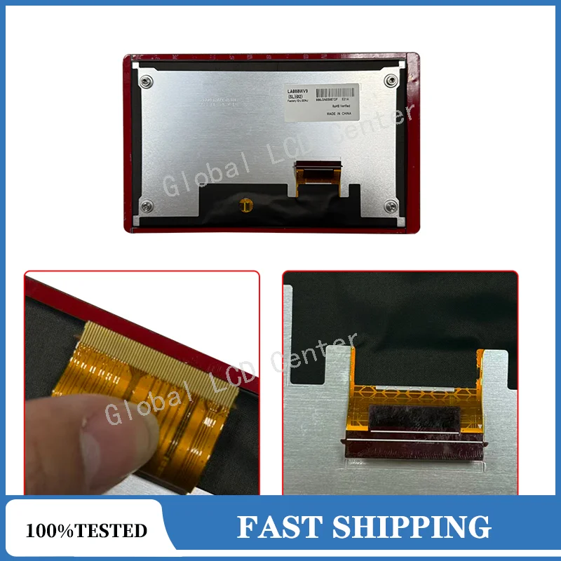 LA080WV9-SL02 SL04 SL08 SL06 Oryginalny 8-calowy 96560-S2301UAY 96560S2301UAY LCD z ekranem dotykowym do HYUNDAI SANTA FE 2019 2020 — zdjęcie produktu 3