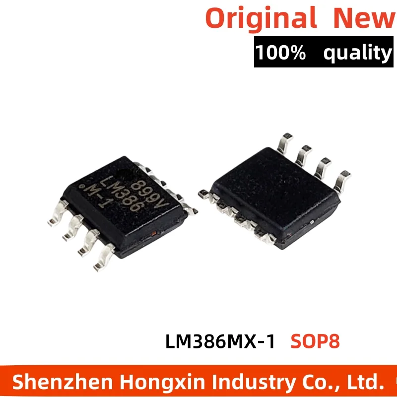 10-50 pieces of LM386 LM386M-1 LM386MX-1 SMT SOP8 audio power amplifier chip LM386M