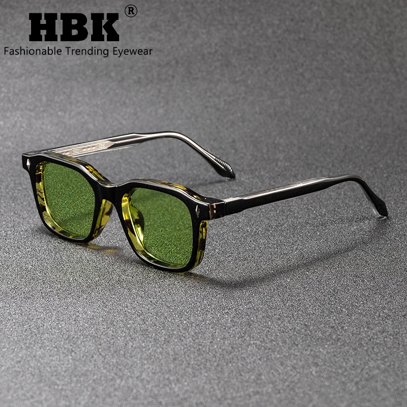 HBK Mode Vintage Männer Sonnenbrille Hohe Qualität Marke Design Sonnenbrille Frauen Party Im Freien Urlaub Reise Brillen – Detail 2