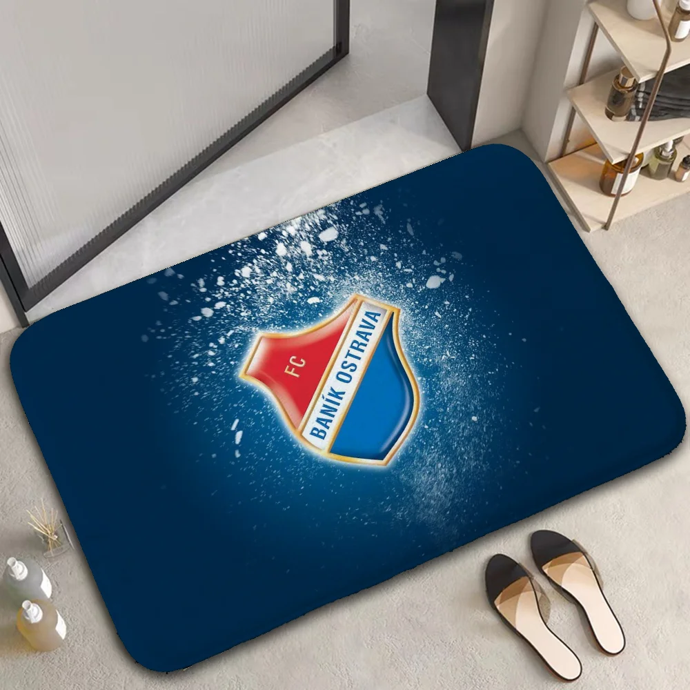 Bath Mat Rug Foot Mat Kitchen Mat Bathroom Mat Doormat Entrance Door Fc B-banik Ostrava Room Mats Rugs Balcony Non Slip Carpet