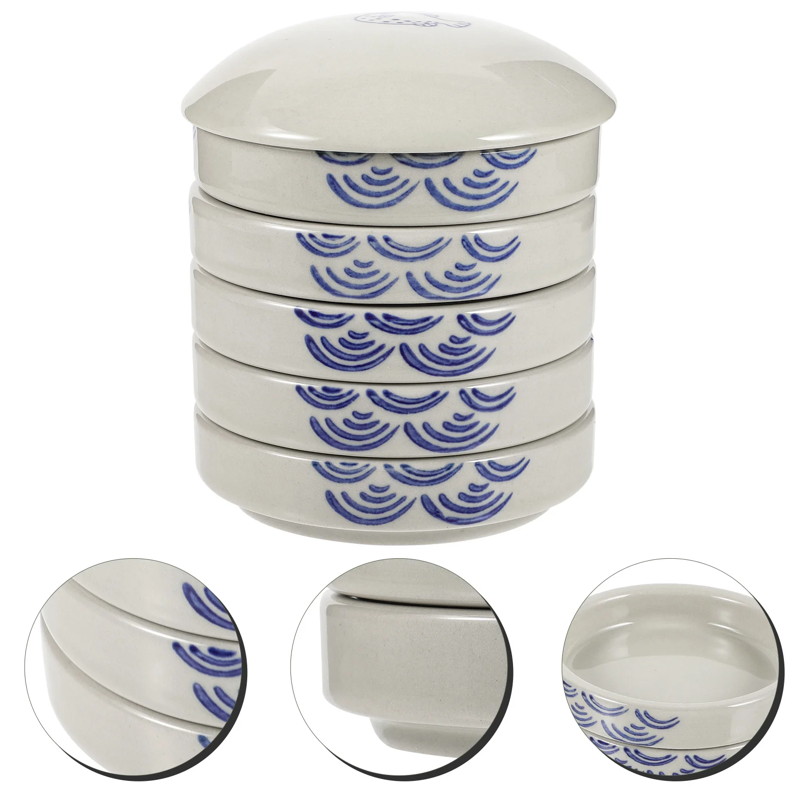 

Artist Color Mixers Artists' Watercolor Saucers Ceramic Paint Palette Tray Reusable