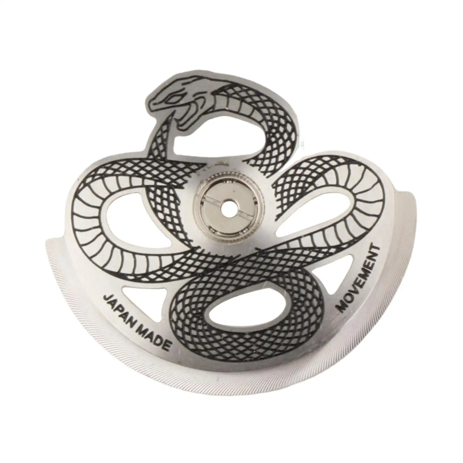 Watch Movement Rotor Snake Pattern 2.8cm Diameter Easy to Use Sturdy Spare Part Automatic Rotor for NH36 4R35 NH35 NH39 4R36