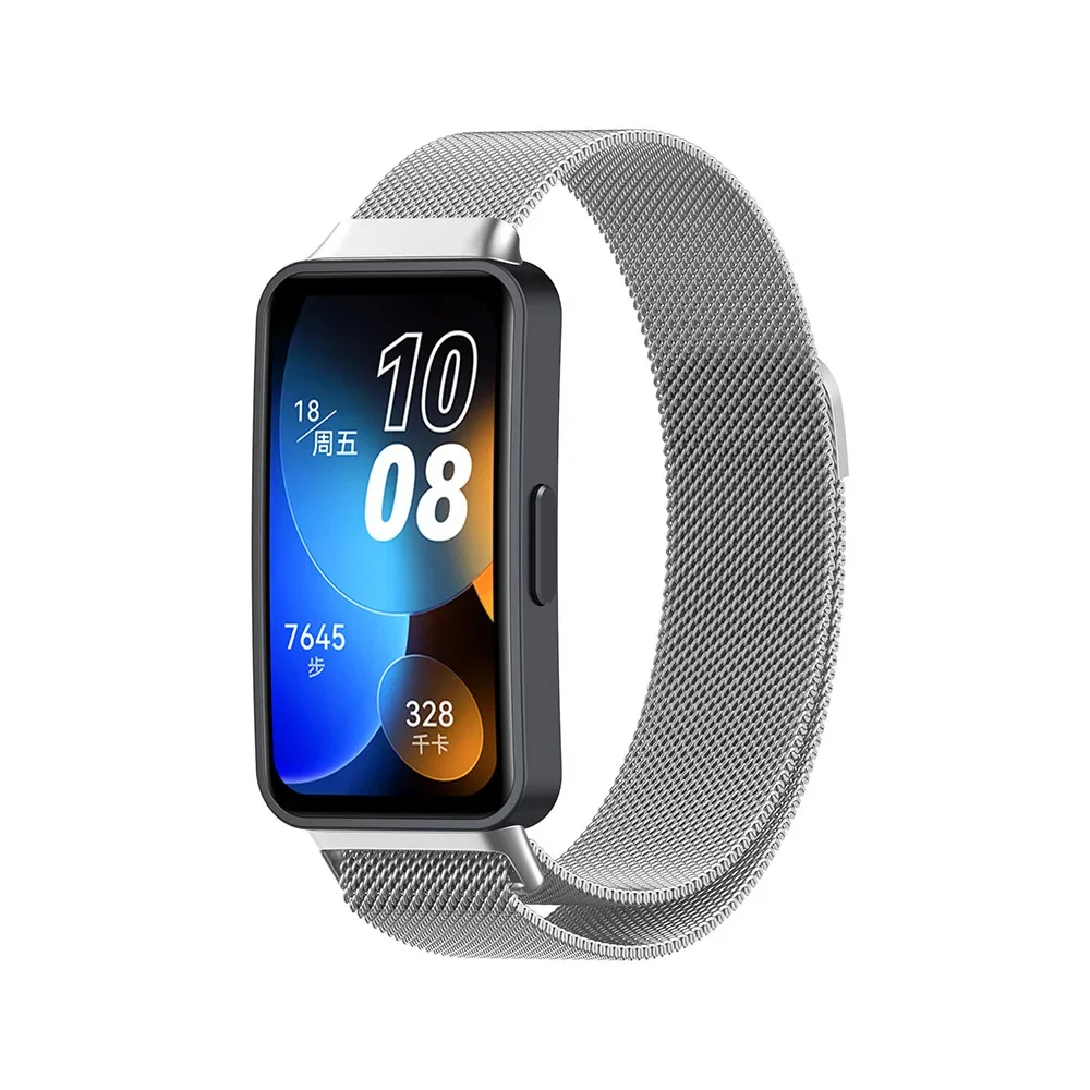 Magnetic Strap for Huawei Band 9 Milanese Loop Stainless Steel Bracelet Correa Wristband for Huawei Band 8 nfc Band Accessories