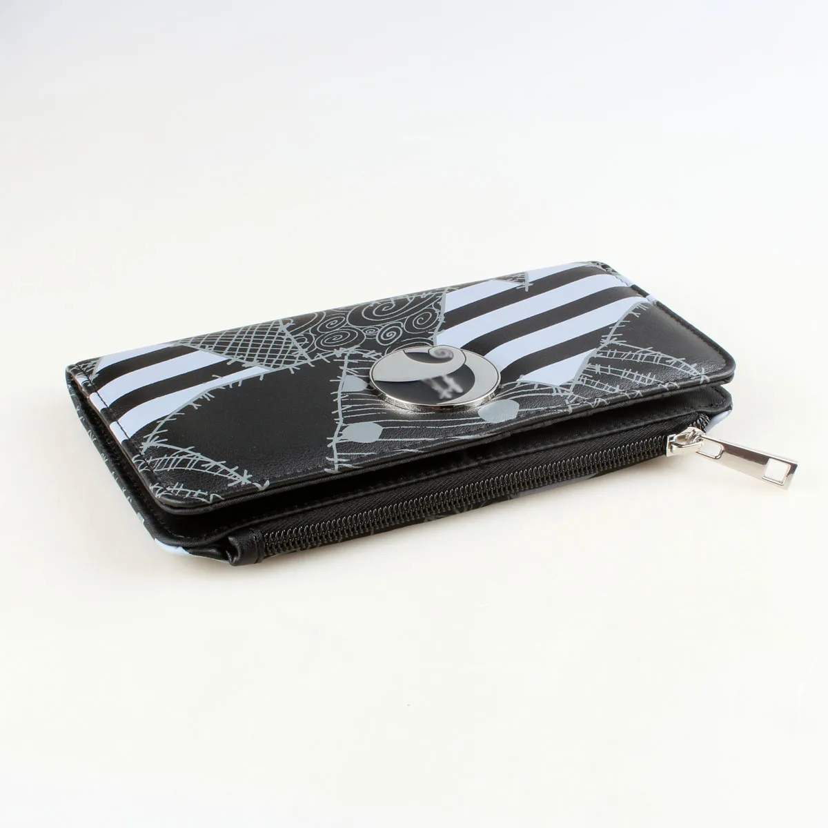 High-Quality Printed Bifold Wallet Fashionable Large Capacity Card Holder Coin Purse with ID Window image 3