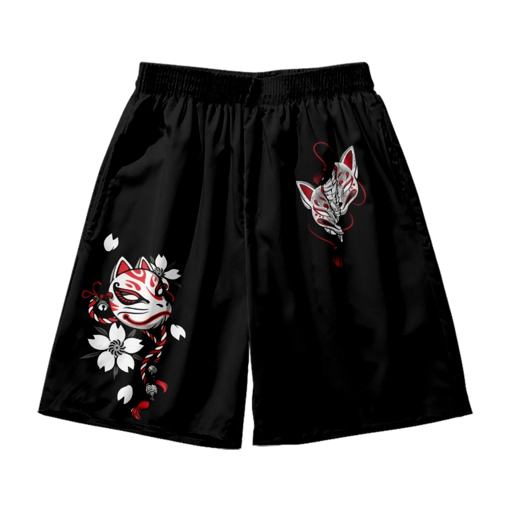 Invencível espada demônio impressão 3d board shorts troncos verão novo secagem rápida praia shorts de natação harajuku calças curtas roupas de praia