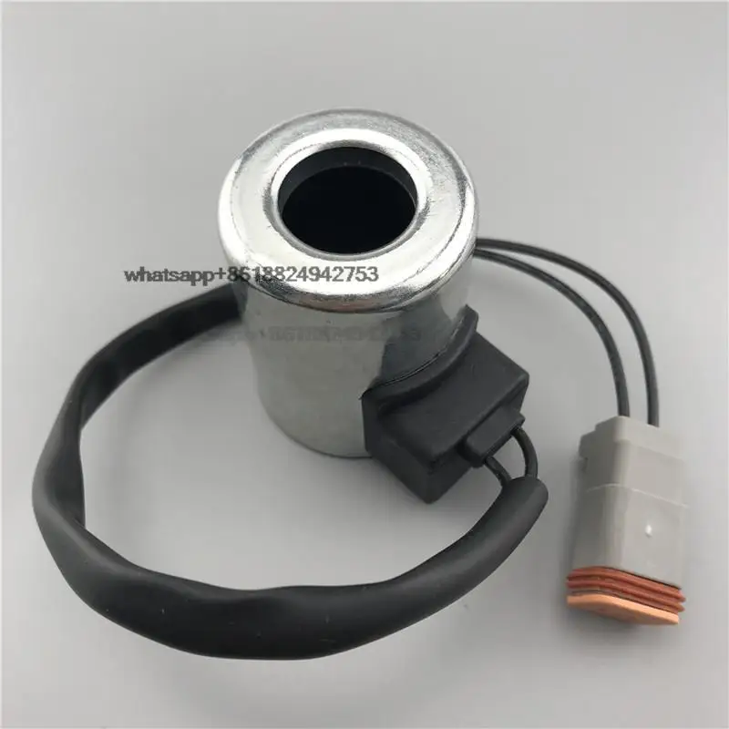 

for XCMG excavator accessories XE80/135/150/200/215/230 pilot safety lock solenoid valve coil DC12V DC24V