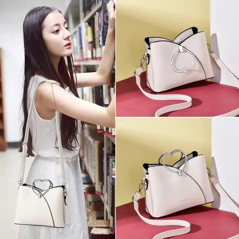 

Niche Trendy One-Shoulder Korean Internet Celebrity2025New Bags Women's Fashion All-Match Crossbody Advanced Texture Large Capac