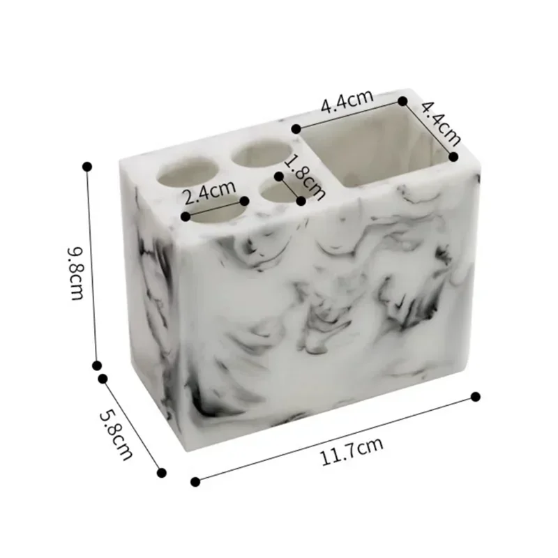 Creative Shell Marble Toothbrush Holder Storage rack Household luxury Modern minimalism Storage cup Bathroom accessories