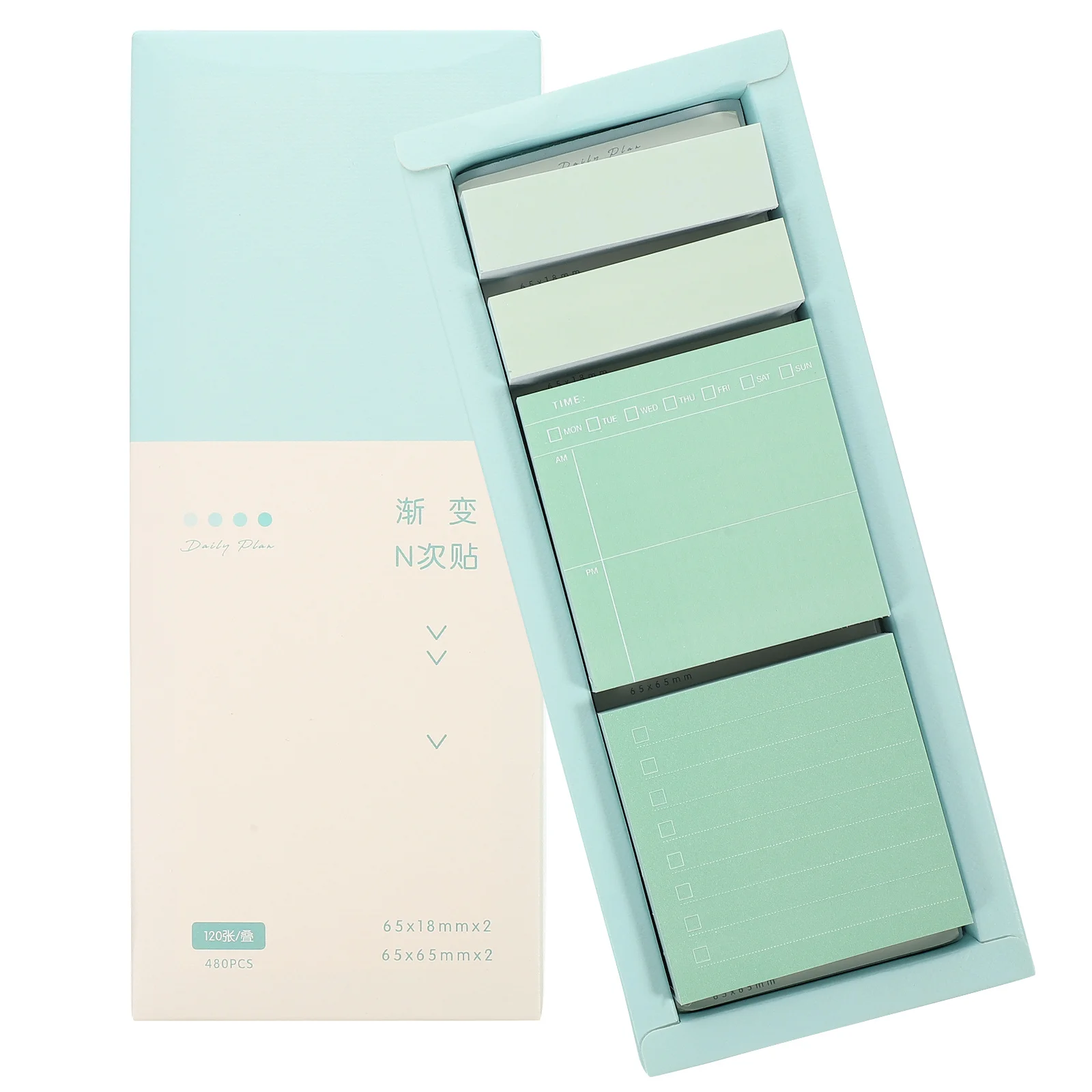 1 Box Sticky Tabs Memo Pads Self Adhesive Waterproof Portable Decorative Multi Use Practical Reminder Stickers