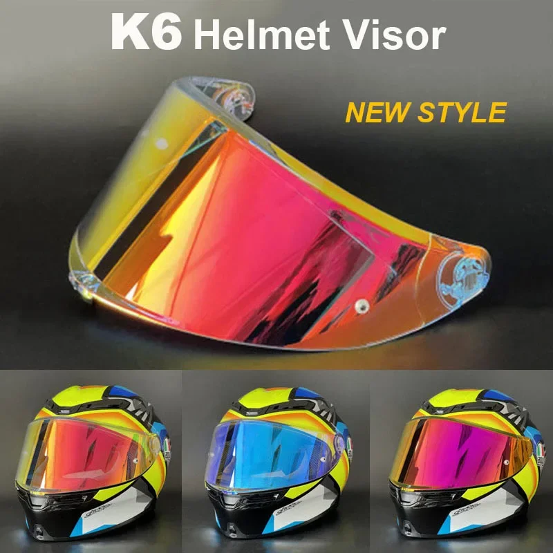 

Cascos K6 Original Helmet Visor Lens Accessorices K6 Full Face Motocycle Helmet Windshield Anti-UV K6 Capacete De Moto