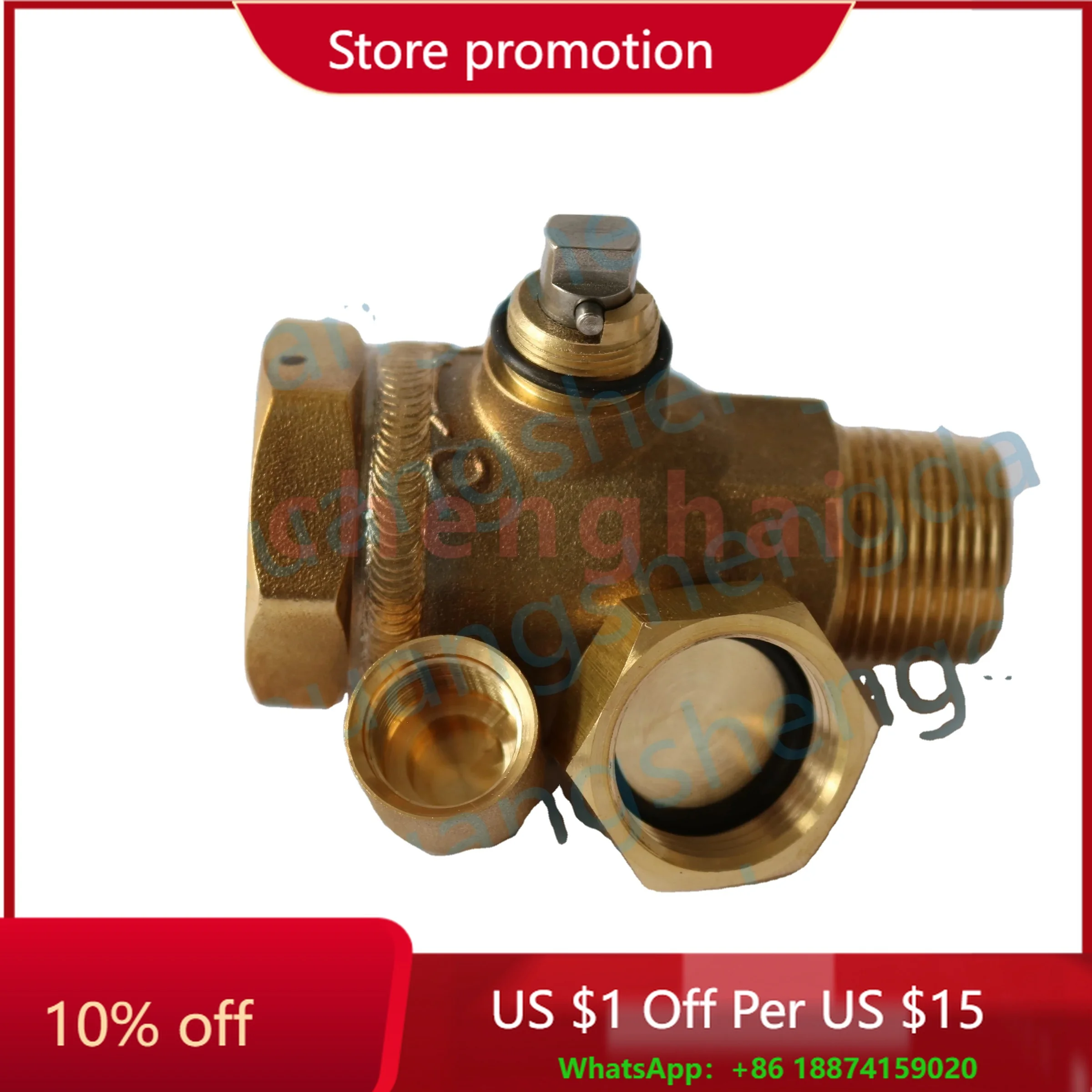 

Trane Chiller Parts VAL04140 Ball Valve Centrifuge Refrigerant Charging Valve