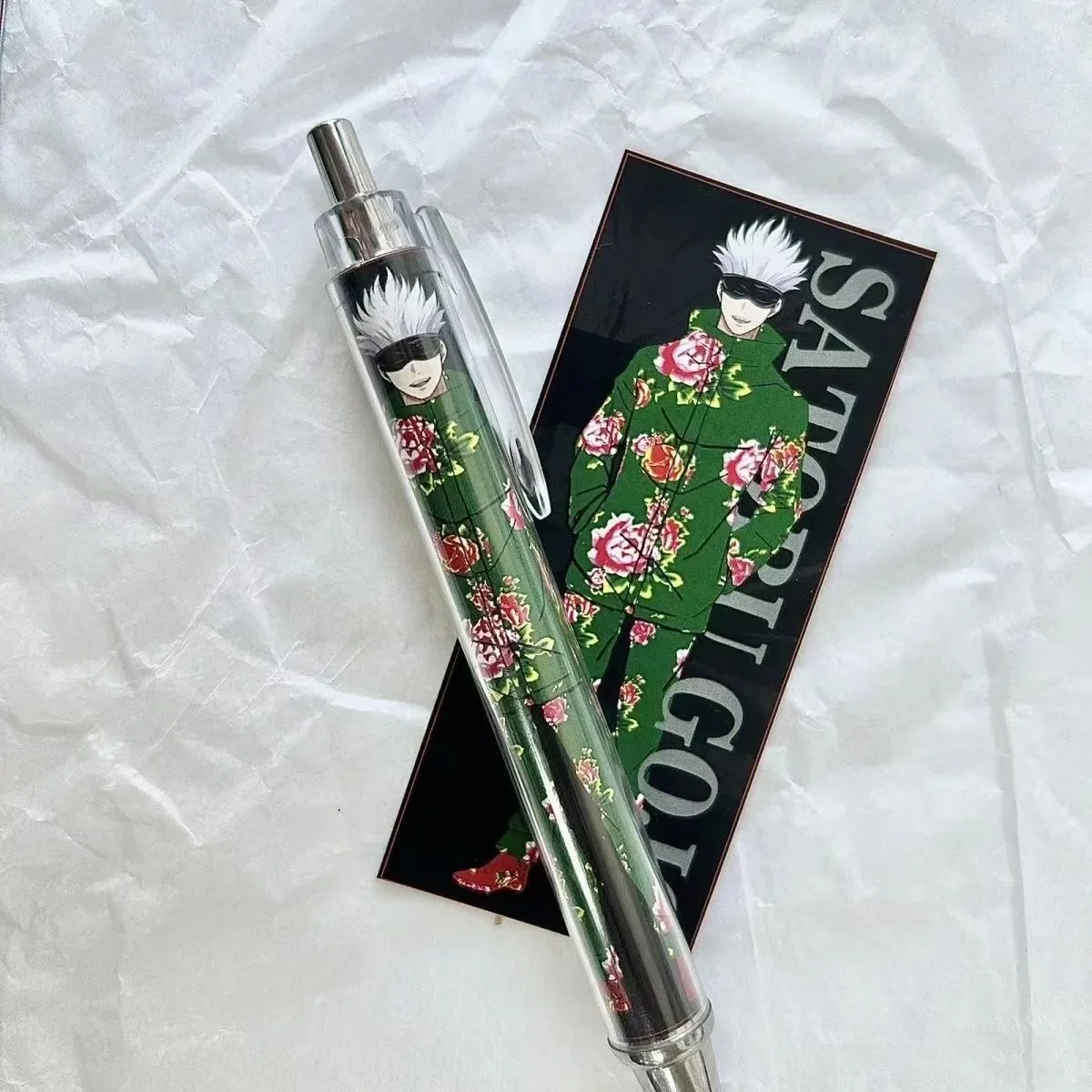 Wu Tiao Wu Xia Youjie 동북 Dahua 코트 롤 종이 펜 프레스 펜 학생 문구