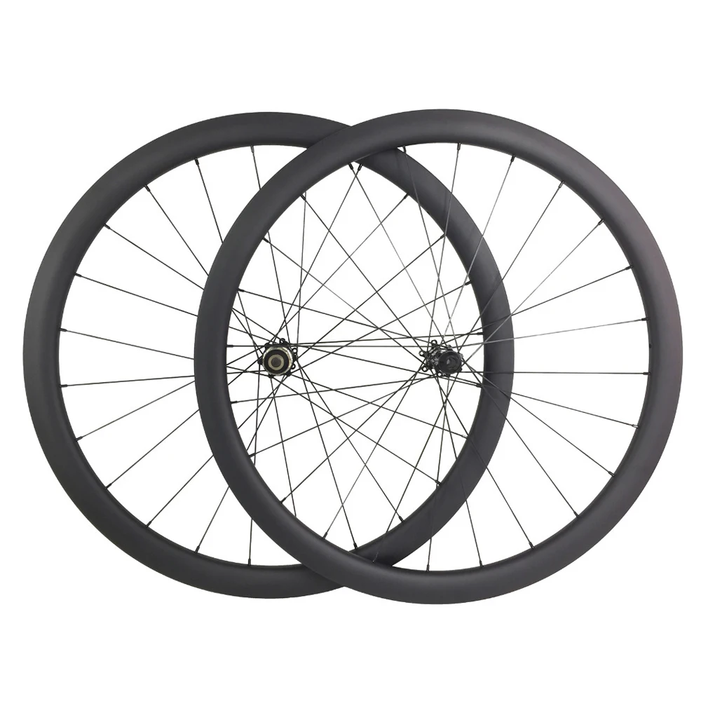 

Road Disc 700c Bike Wheels 35mm x 25mm 45mm Tubeless Clincher Cyclocross 6Holes Center Lock Carbon Wheelset D411SB D412SB HG XDR