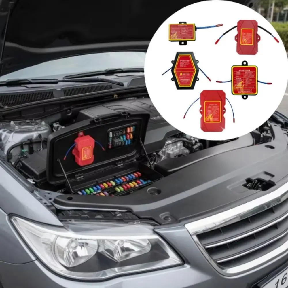 Dual-Line Design Flame Retardant Device Flame Retardant Automatic Activation Fire Extinguishing Device DIN Rail Mount