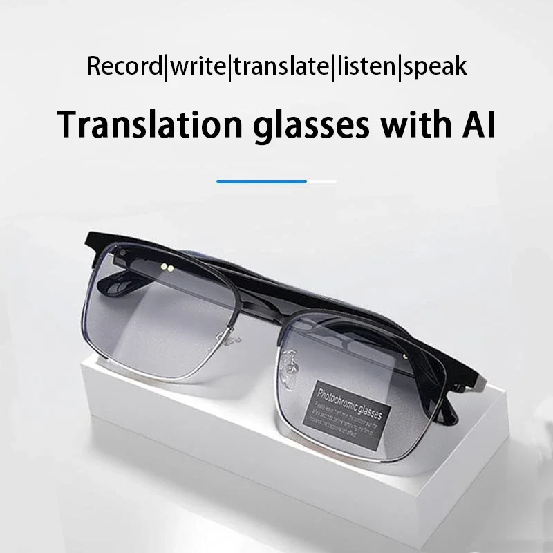 Xiaomi AI 번역 안경 지능형 이어폰 Bluetooth 동시 통역 144 언어 실시간 회의 New