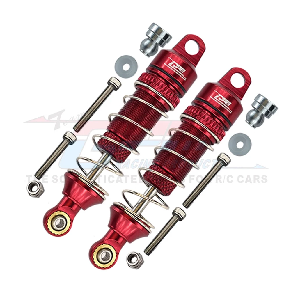 GPM معدن ألومنيوم 60 مم ممتص الصدمات الخلفي LOS 213001   لشاحنة ملعب LOSI 1/18 Mini-T 2.0 2WD LOS01019 LOS1056 LOS01015