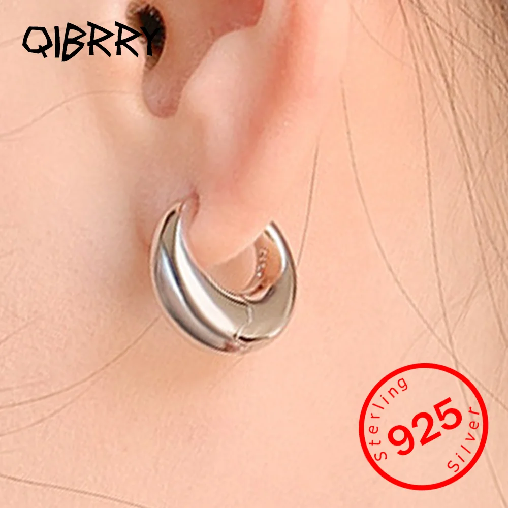 

Stamp 925 Sterling Silver Earrings for Woman Korean Crystal 2025 New Design Irregular U-shaped Fashion Jewelry Accessories Girls