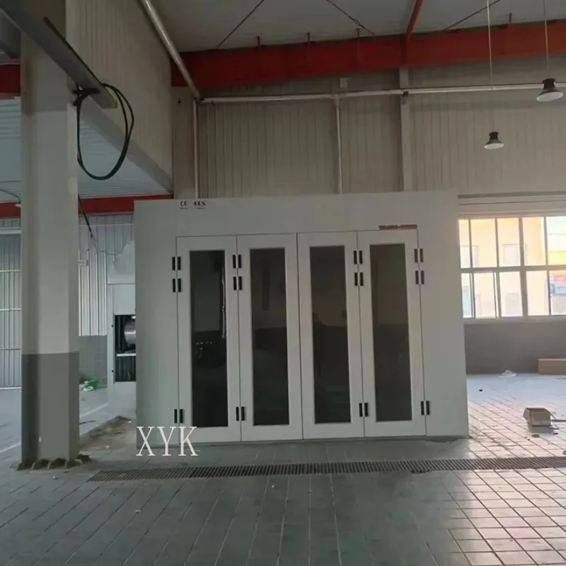 FOB Price Spray Booth with Burner Baking Model LX5 for Automotive Paint Refurbishment Maintenance Store Paint Renew Jobs