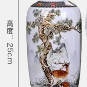 Jingdezhen مزهرية خزفية عتيقة ، المزهريات الصينية التقليدية ، الديكور المنزلي ، عناصر الأثاث ذات السطح الأملس أفضل 6 مزهريات مقبرة مبيعات - رقم 1