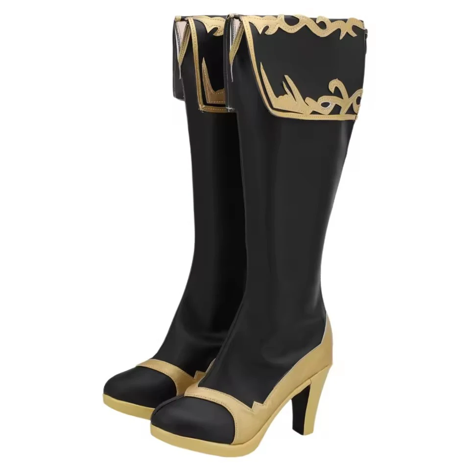 Game LOL Miss Fortune the Bounty Hunter Cosplay Shoes Custom Made Boots Halloween Party Role Play Costume Props