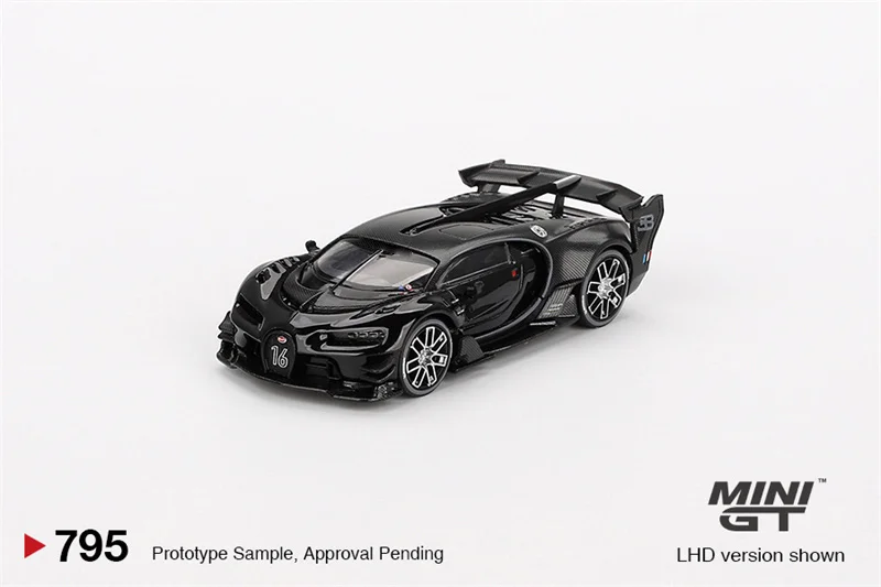 ** Pre-ordina ** MINI GT 1:64 Vision Gran Turismo Black LHD Diecast Model Car