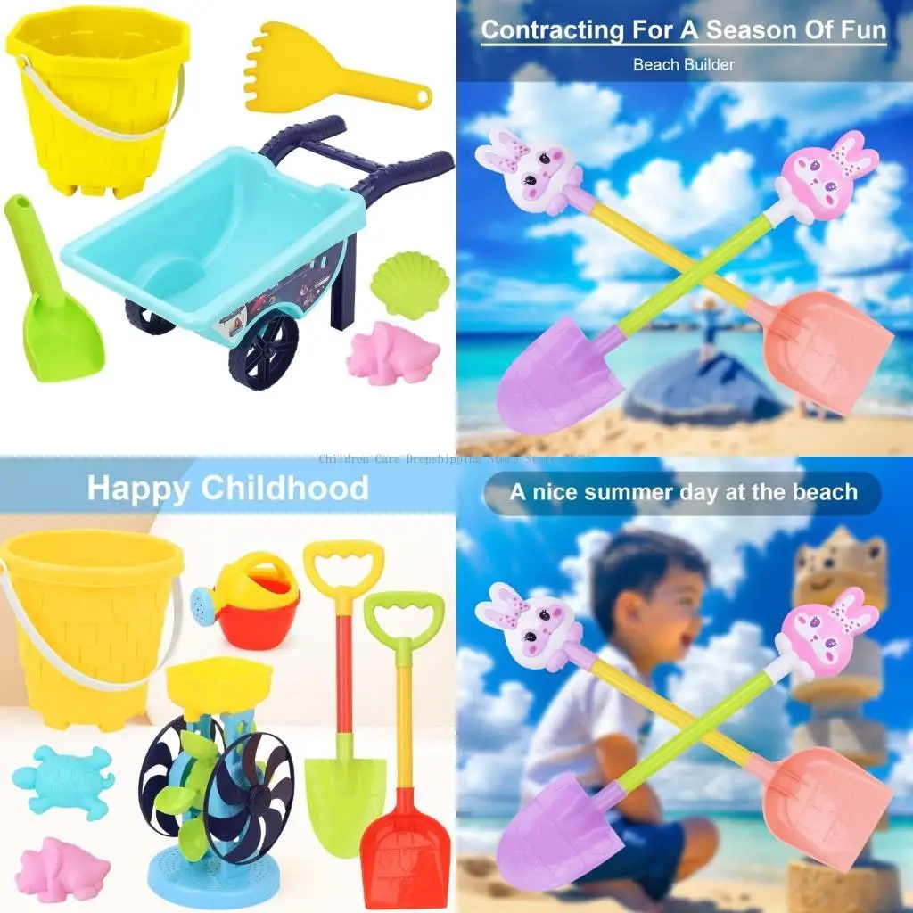 

Детский замок из песка, игрушечный пляжный игровой набор с песком, лопата, форма для песка, садовая песочница, игровой набор