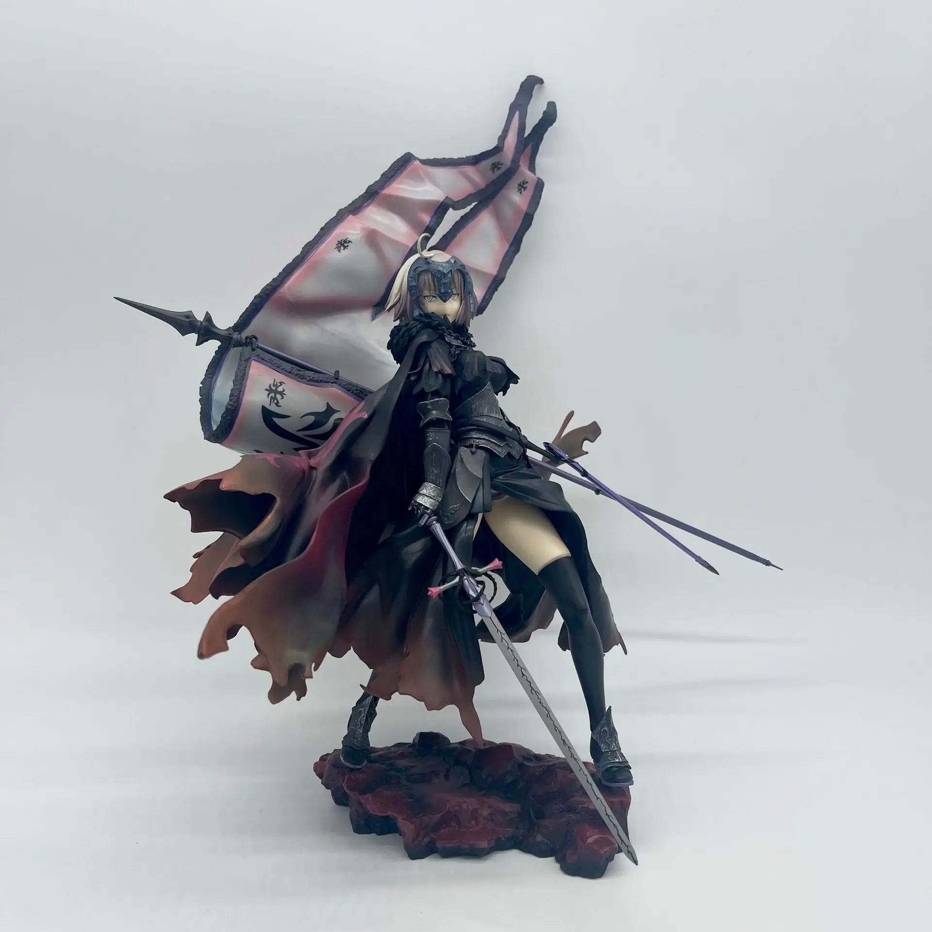 30CM Joan of Arc Game Series Figure Fate Stay Night Decoration PVC Static Doll Desktop Collection Model Statue Christmas Gift