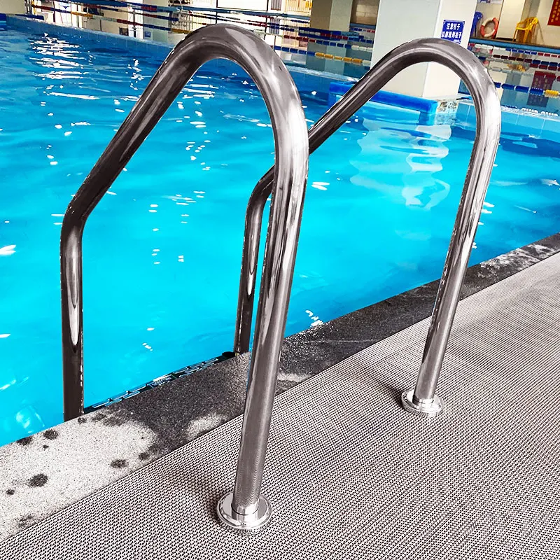 

Easy Pool Step with Outside Ladder Stainless Steel Swimming Pool Accessories Anti-skid Ladderpromote sales