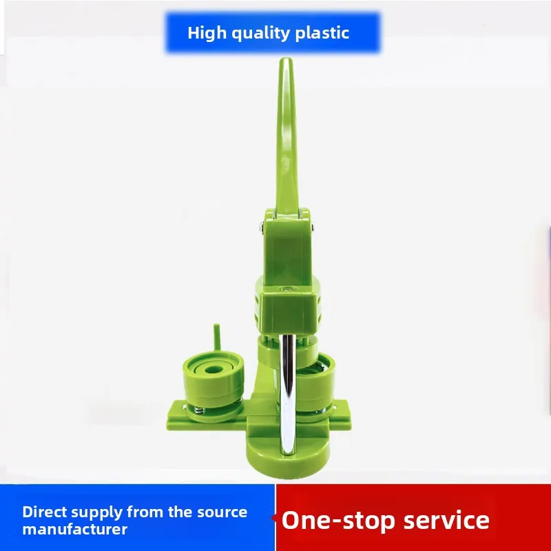 xx-New Manual Homemade Plastic Push-Pull Slide Badge Making Machine DIY Card Press Machine With Mold For Badge Production