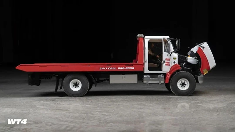 In vendita 1/10 CROSSRC WT4 Wrecker Truck di salvataggio su strada KIT modello RC per hobbisti di simulazione di veicoli