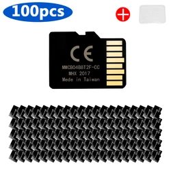 100 pcs/lot Memory Card 64GB 32GB 16GB 8GB Flash Memory Class 10 high speed TF SD Card For Smartphone/PC/camera business gift