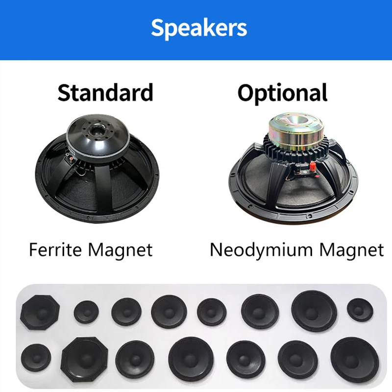 LS725 مكبرات صوت احترافية مزدوجة 15 بوصة معدات صوت/مكبرات صوت/مكبر صوت مضخم صوت باس سلبي مزدوج 15 بوصة مكبر صوت