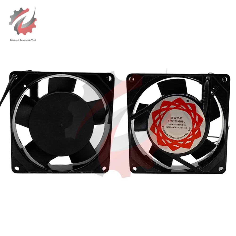 Cooling Fan Quiet Muffin Fan 110V 220V AC 90mm x 90mm x 25mm Cooling Fan for Industrial DIY Cooling Ventilation Exhaust Projects