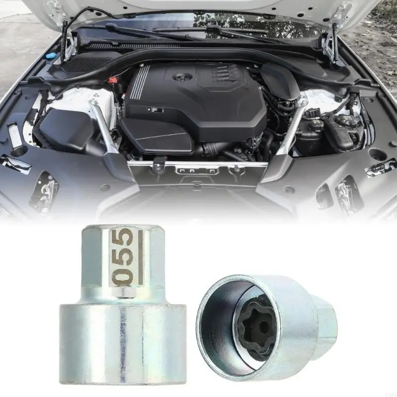 D5BE #55 الإزالة مفتاح قفل سيرة إصلاح سيارة الإطارات قفل عجلة مضادة للسرقة #2