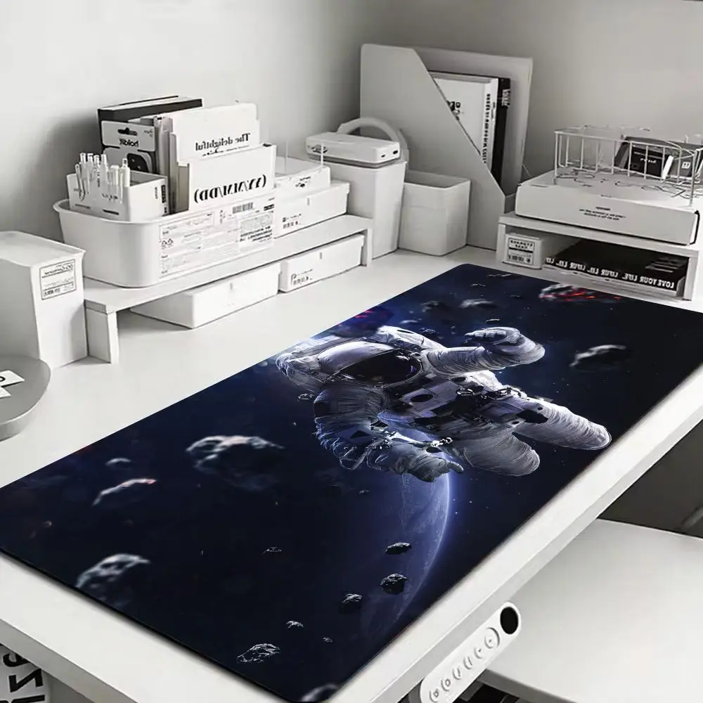 Space astronaut Mouse Pad laptop flash-sale Large XXL Gaming keyboard mini PC Rubber Lock Desk Mat Computer Gamers work office