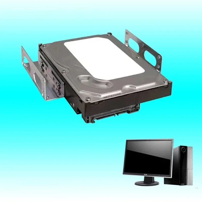 2 PCS/Set 3.5 polegada Universal Hard Drive Suporte Adaptador para 5.25 polegadas Bay - 3.5 a 5.25 HDD Drive Adapter Bracket